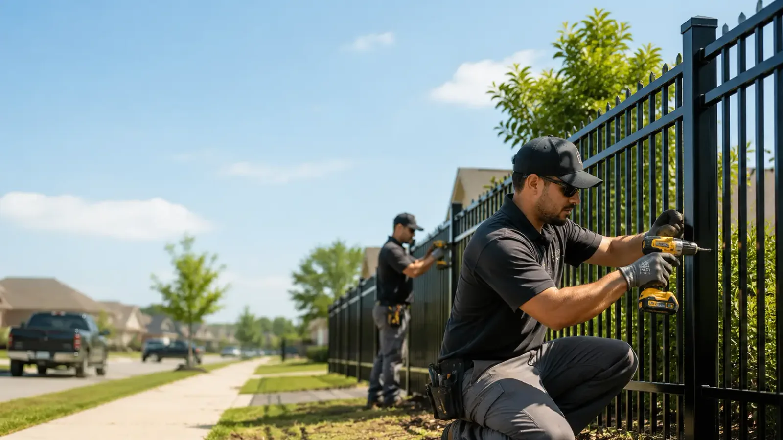 Metal Fence Installation in Edward, NC